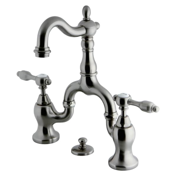 KS7978TAL Bridge Bathroom Faucet, Brushed Nickel